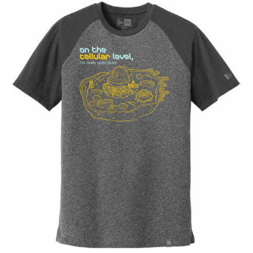 Men's Biology Labware Gray Long Sleeve Science T-Shirt
