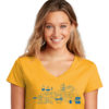 Women's Yellow Short Sleeve Research T-Shirt