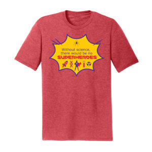 Men's Red Short Sleeve Science T-Shirt