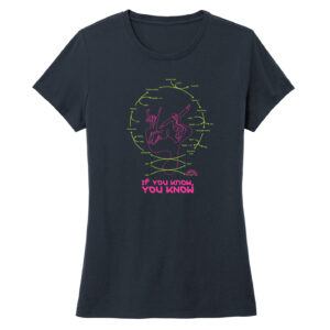 Women's Chemistry Navy Short Sleeve Science T-Shirt