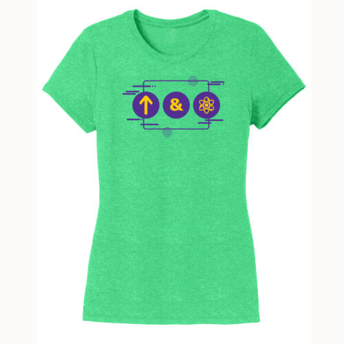 Women's Chemistry Green Short Sleeve Science T-Shirt