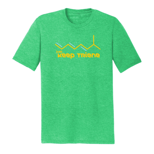 Keep Triene Mens Science Chemistry Green Frost Short Sleeve T-shirt